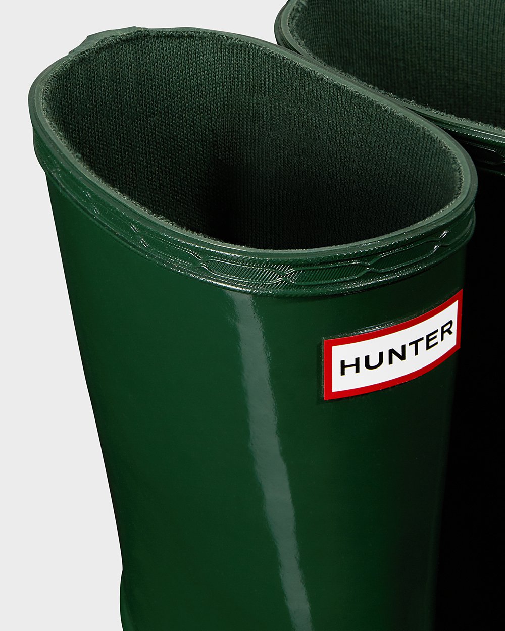 Kids Hunter Original First Classic Gloss - Rain Boots Green - 7309-IRFWP